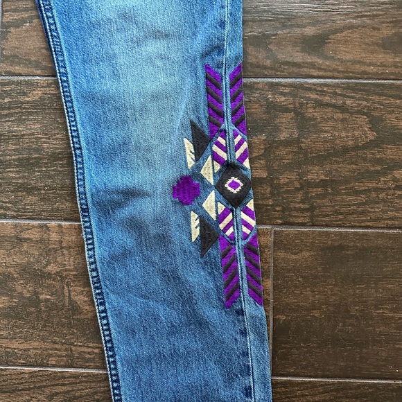 Embroidered Buffalo Jeans - Picture 4 of 4